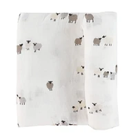 Muslin Blanket Bamboo - Sheep (Laura Lémerveil Exclusive)
