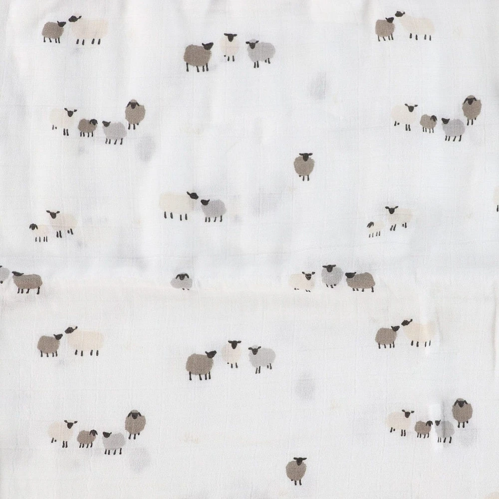 Muslin Blanket Bamboo - Sheep (Laura Lémerveil Exclusive)