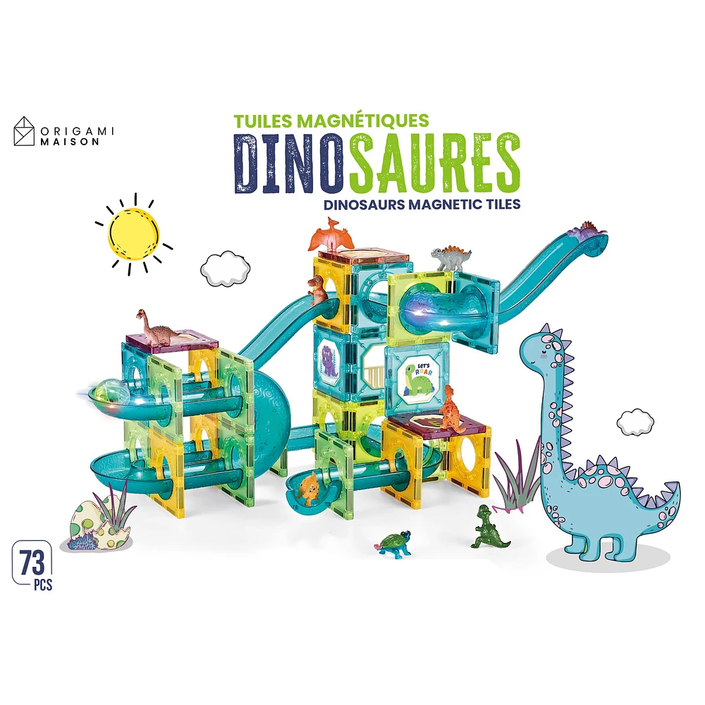 Tuiles Magnétiques Dinosaures
