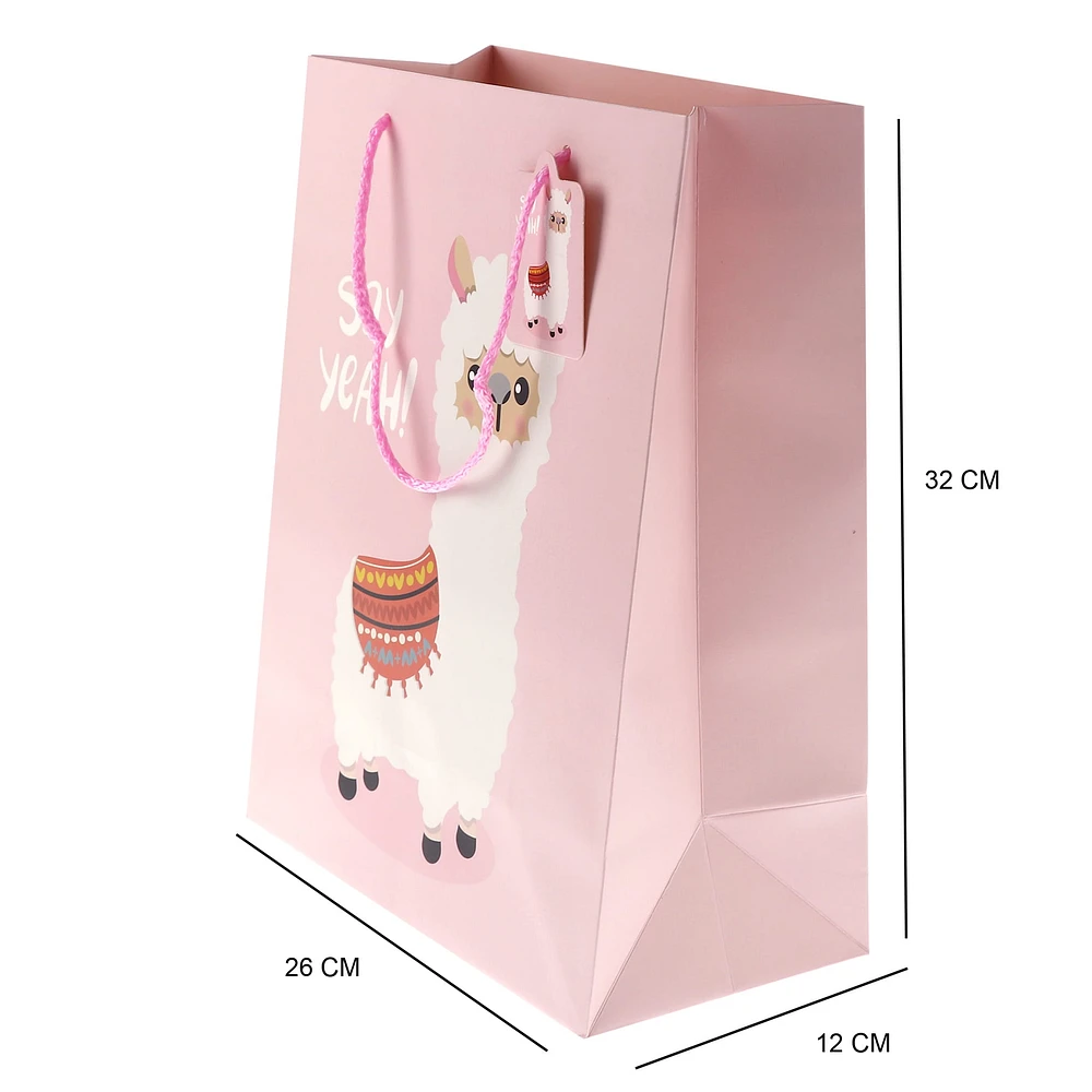 Sac Cadeau Lama Rose