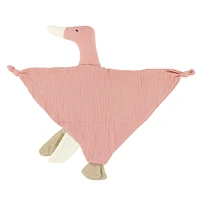 Doudou Mousseline - Oie Rose