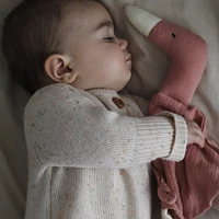 Doudou Mousseline - Oie Rose