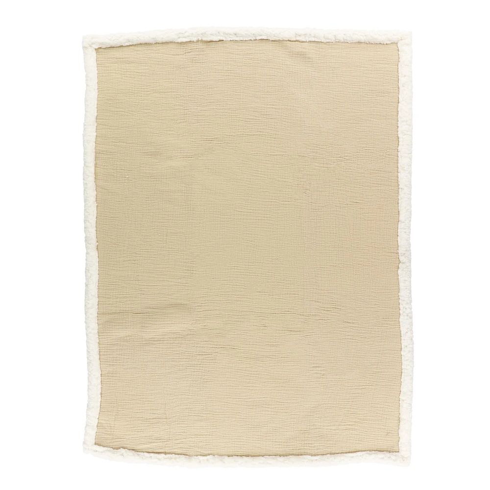 Couverture Doublée pour Bébé - Sable