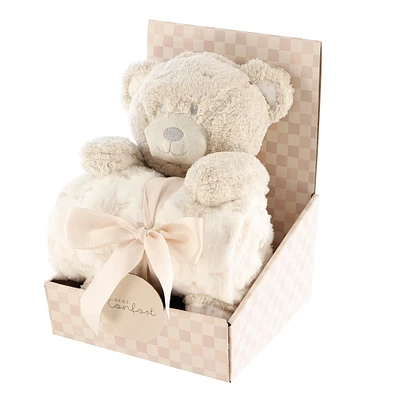 Couverture Et Peluche Ours