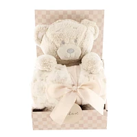 Couverture Et Peluche Ours