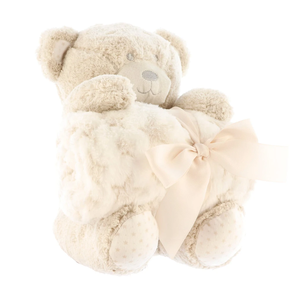 Couverture Et Peluche Ours