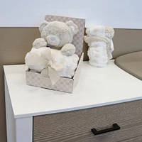 Couverture Et Peluche Ours