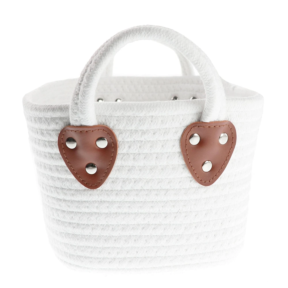 Panier Tissé - Blanc
