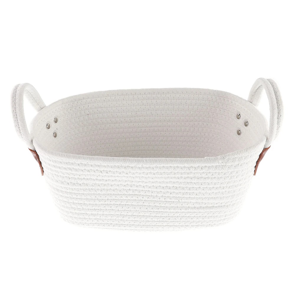 Panier Tissé - Blanc