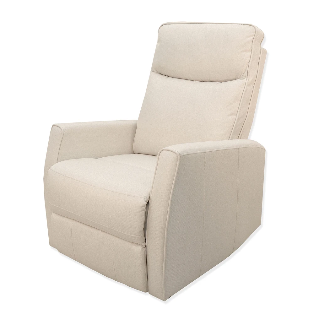 Swivel Reclining Rocking Chair - Beige Tweed