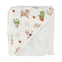 Bamboo Hooded Towel - Cat