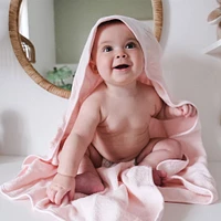 Serviette à Capuchon - Lapin Rose
