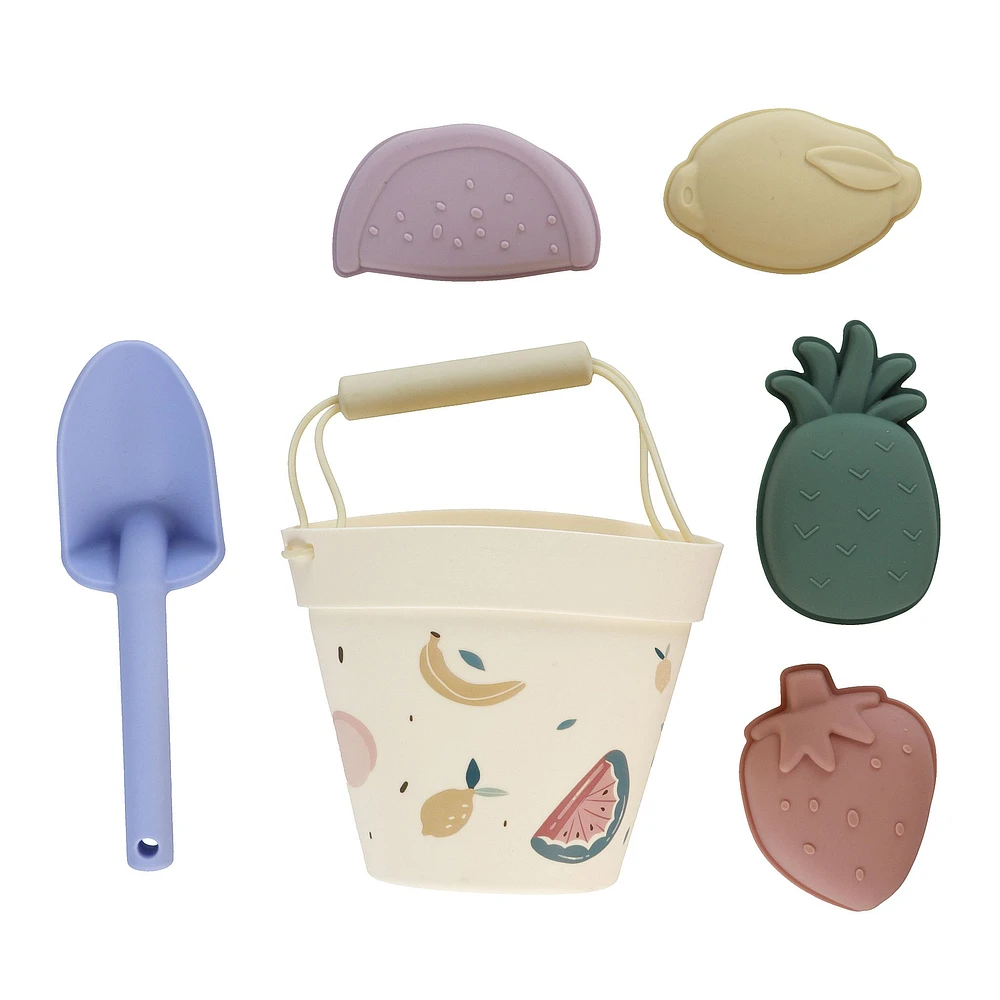Silicone Beach Toy Set - Fruits