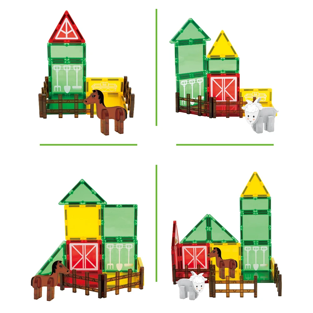 Magnetic Tiles Farm
