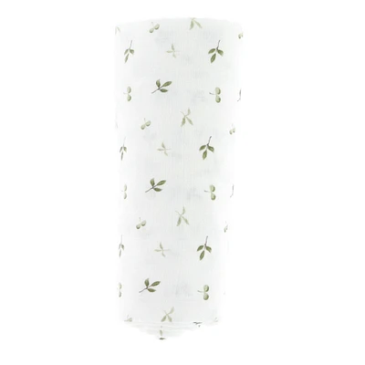 Couverture Mousseline Bambou - Feuille