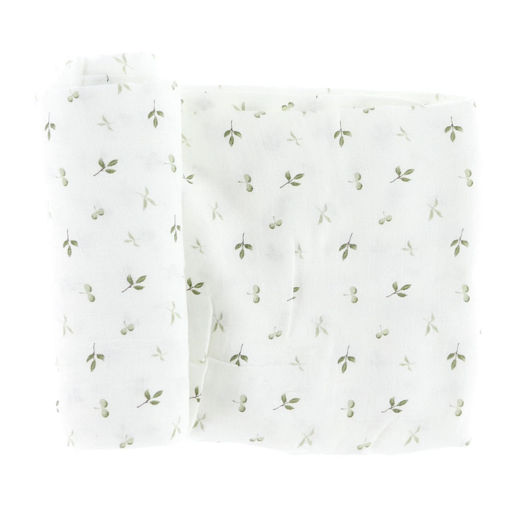 Couverture Mousseline Bambou - Feuille