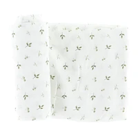 Couverture Mousseline Bambou - Feuille