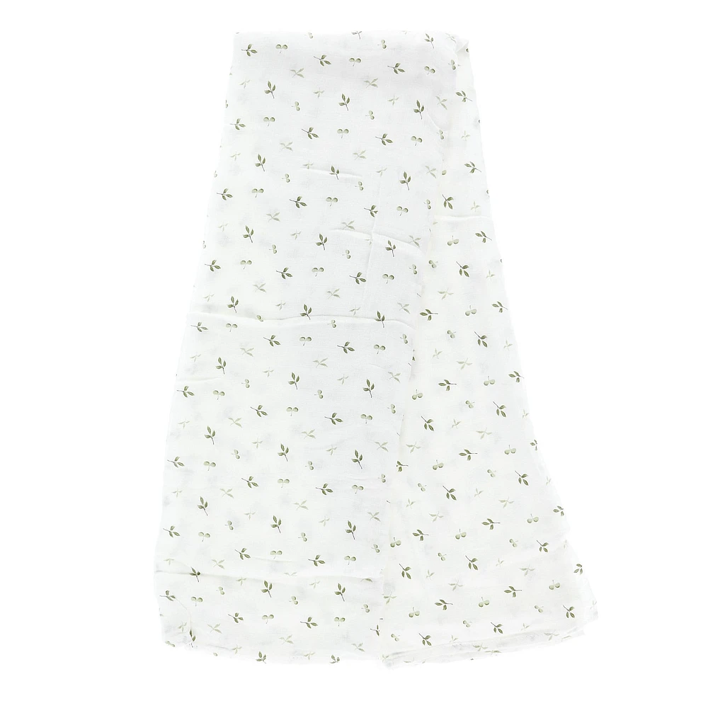 Couverture Mousseline Bambou - Feuille