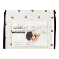 Double Sheet Set - Hearts