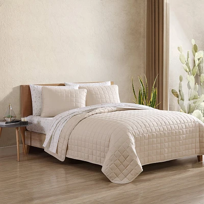 Courtepointe Lit Double/Grand - Beige