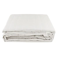 Courtepointe Lit Simple - Gris
