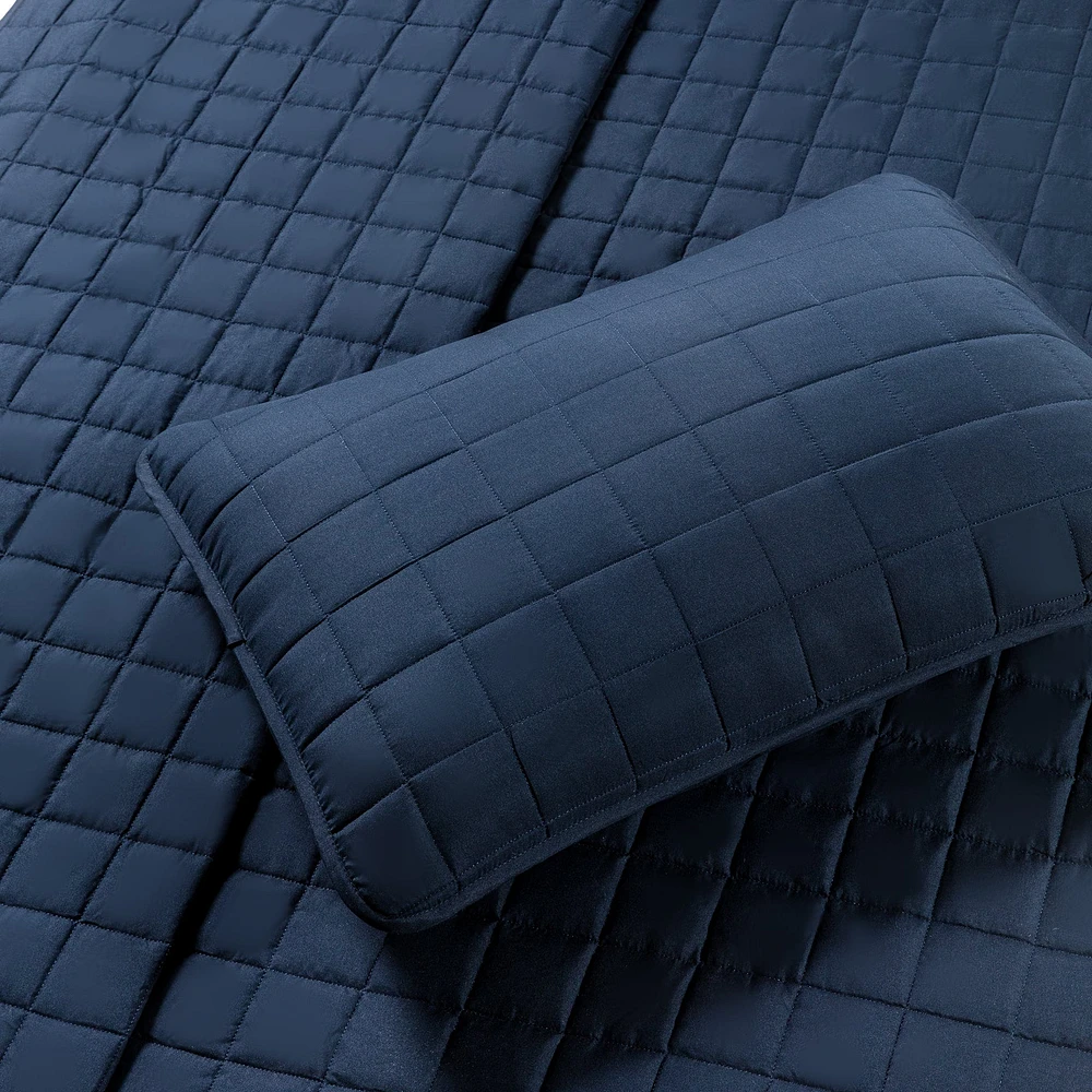 Twin Quilt Set - Navy
