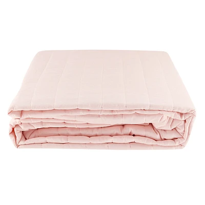 Twin Quilt Set - Blush