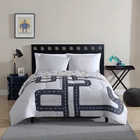 Twin Comforter Set - Trucks