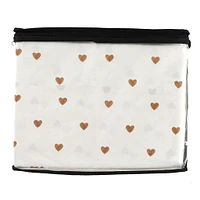 Ensemble Draps Lit Simple  - Coeurs