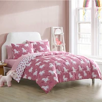 Twin Comforter Set - Unicorns