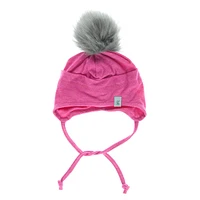 Tuque Coton Pompon 18mois-5ans