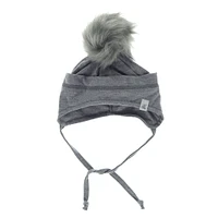 Pompom Cotton Beanie 18m-5yrs