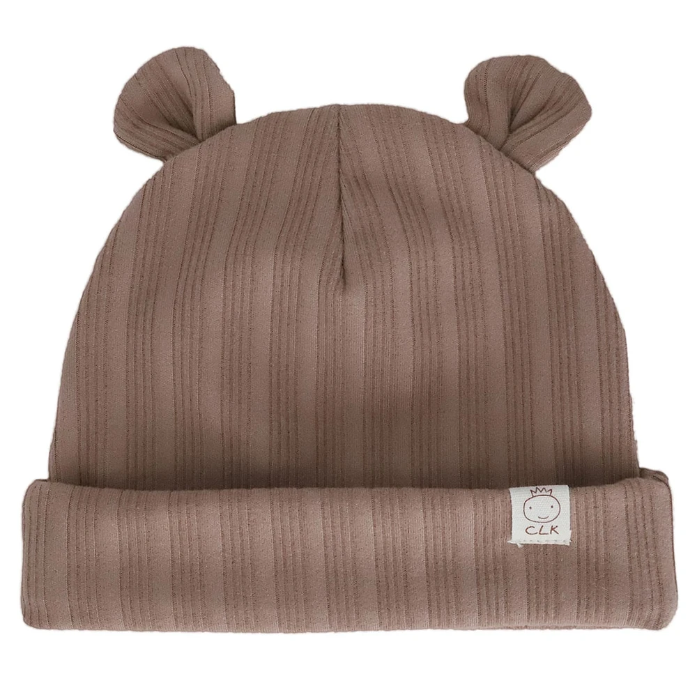 Tuque Côtelée Ourson 0-9mois