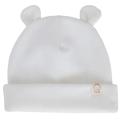 Tuque Côtelée Ourson 0-9mois