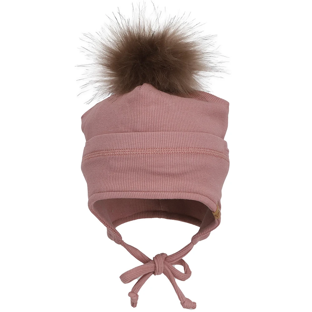 Pompom Rib Hat -18m
