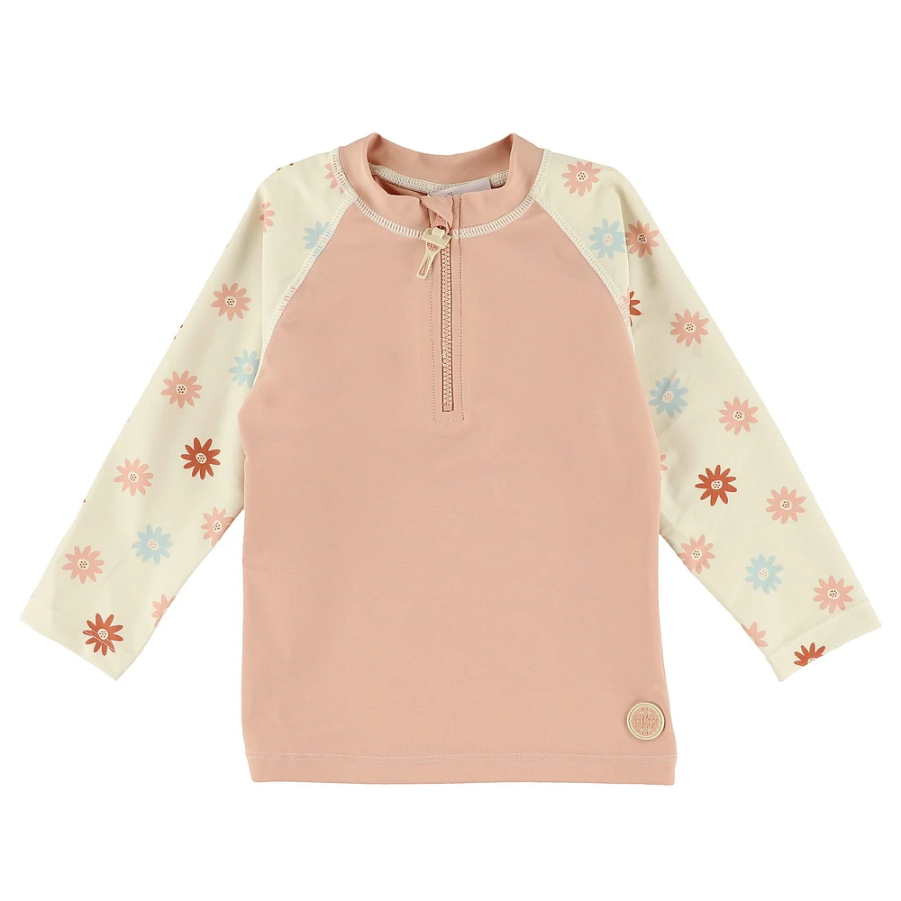 T-Shirt Maillot UV Fleurs 0-24mois