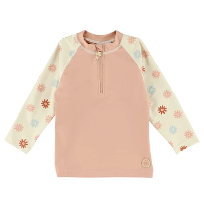 T-Shirt Maillot UV Fleurs 0-24mois