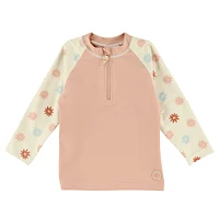 T-Shirt Maillot UV Fleurs 0-24mois