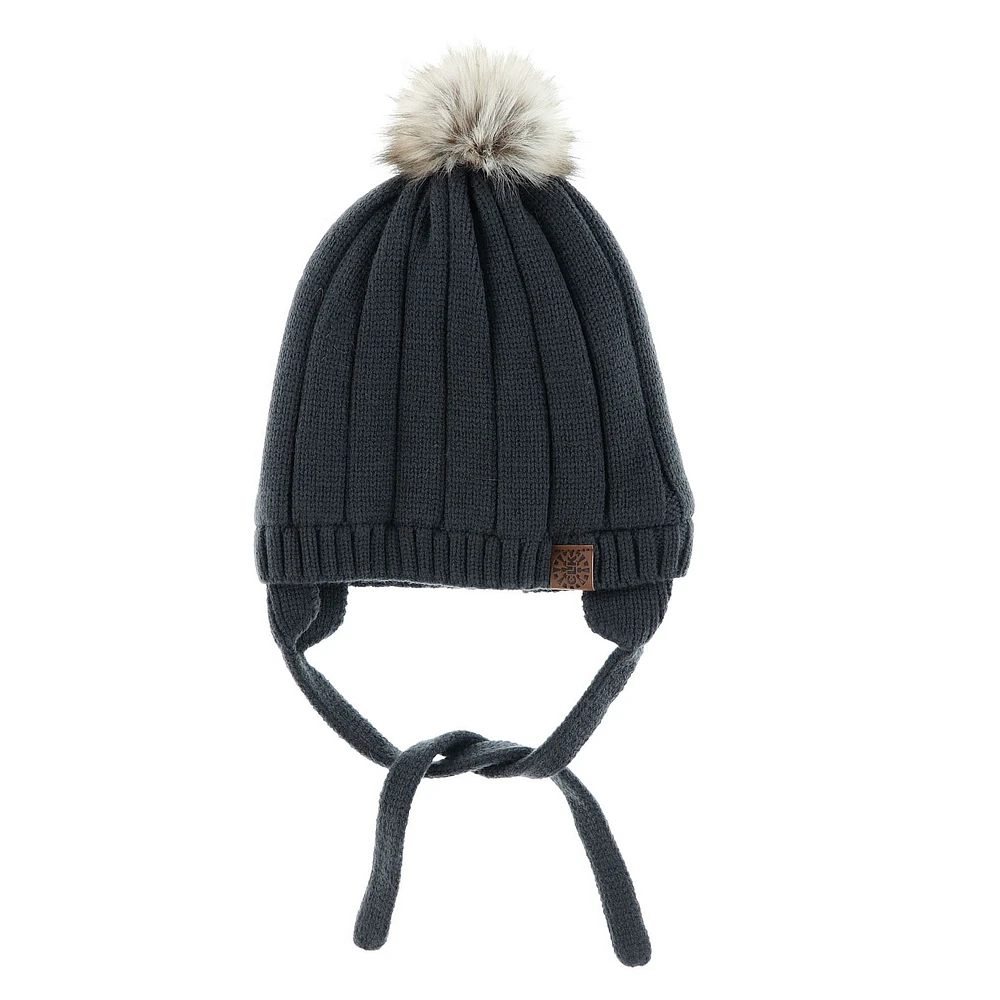 Tuque Pompon Tricot 18mois-3ans