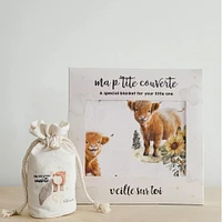 Petite Couverture Minky Vache - Petite Caillie