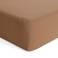 Crib Fitted Sheet - Mocha