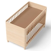 Crib Fitted Sheet - Mocha