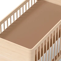 Crib Fitted Sheet - Mocha