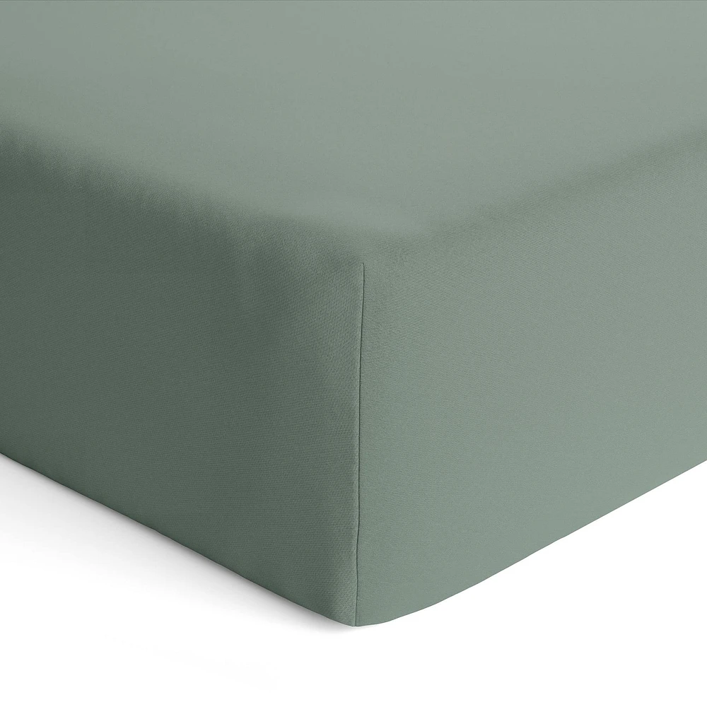Crib Fitted Sheet - Sage