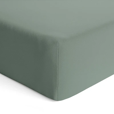 Crib Fitted Sheet - Sage