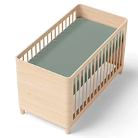 Crib Fitted Sheet - Sage