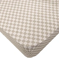 Drap Contour pour Lit de Bébé - Carreaux