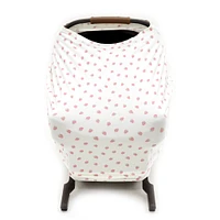 Housse 3-en-1 Siège d'Auto et Foulard d'Allaitement  - Fraises
