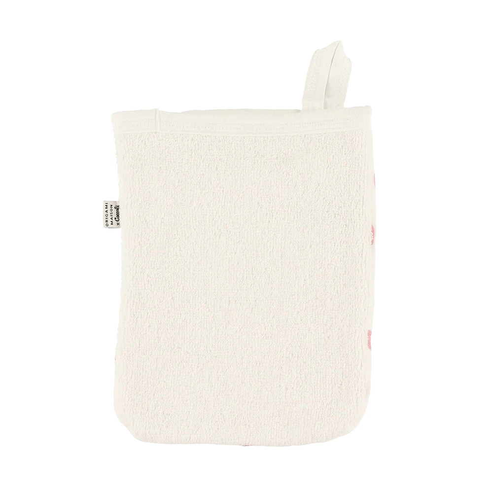 Serviette de Bain à Capuchon et Gant - Fraises