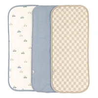 Burp Cloth 3-pack - Plaid